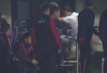 Photo of Video: lo echaron por un foul violento y rompió una puerta con otro patadón