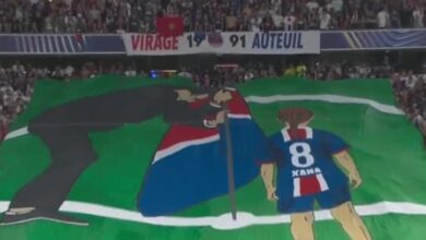 Photo of PSG vs. Inter: la conmovedora bandera de Luis Enrique y su hija de 9 años que desplegaron los hinchas franceses