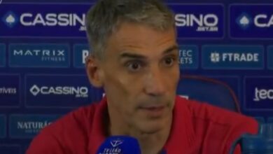 Photo of Video: con un nervioso portuñol, Vojvoda desarrolló una particular conferencia de prensa
