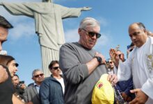 Photo of Carlo Ancelotti recibió la bendición del Cristo Redentor