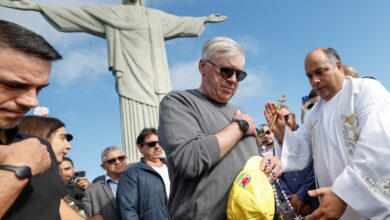Photo of Carlo Ancelotti recibió la bendición del Cristo Redentor