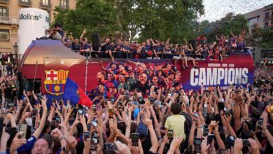 Photo of Barcelona campeón: caravana y festejo íntimo al ritmo de Luck Ra
