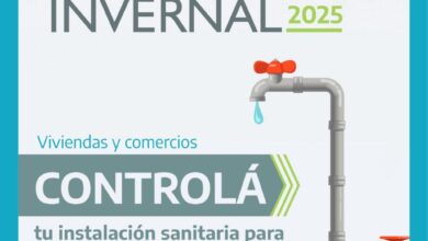 Photo of Operativo Invierno 2025: el Municipio brinda recomendaciones para proteger las cañerías del congelamiento