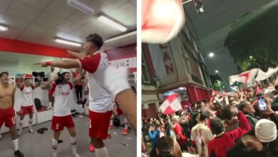 Photo of Video: el festejo íntimo de Huracán en el vestuario y la locura de los hinchas en Parque Patricios