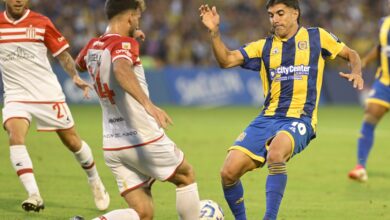 Photo of Final picante en Arroyito: tumulto, empujones y bronca entre los jugadores de Central y Estudiantes