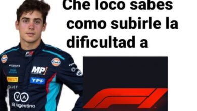 Photo of Los mejores memes por la vuelta de Colapinto a la Fórmula 1