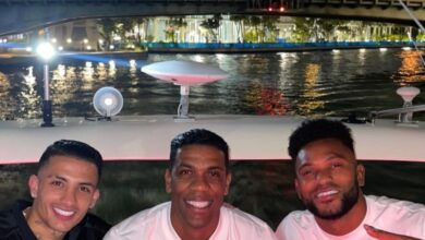 Photo of El encuentro de Borja y Castaño con un excompañero colombiano en Miami