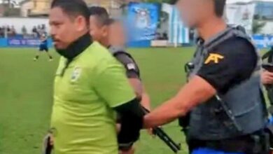Photo of Un árbitro fue detenido en Brasil en pleno partido por estar implicado en un caso de narcotráfico