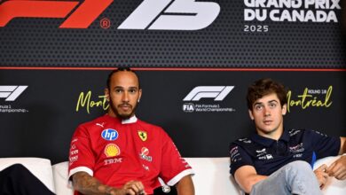 Photo of Como Hamilton: la llamativa llegada de Colapinto al paddock en Canadá