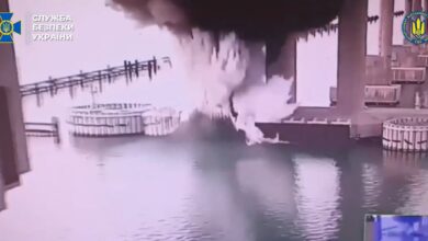 Photo of Video: Ucrania revela que atacó un puente de Crimea con explosivos submarinos