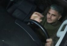 Photo of Mauro Icardi atropelló al camarógrafo de LAM cuando se retiró del Chateau Libertador con sus hijas