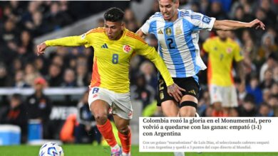 Photo of Qué dijeron los medios colombianos del empate ante la Selección Argentina