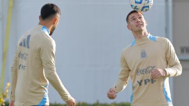 Photo of Los compañeros de Mastantuono que tuvieron su primer entrenamiento con la Mayor
