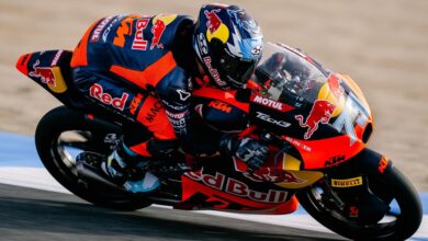 Photo of Gran viernes de Valentín Perrone en Aragón: clasificó a la Q2 en Moto3