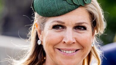 Photo of Máxima Zorreguieta lució un vestido con temática de naturaleza y se robó todas las miradas en Praga