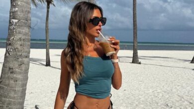 Photo of Agus Gandolfo en Miami: entre cafés fríos, playa y momentos con sus hijos, así acompaña a Lautaro Martínez