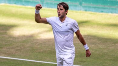 Photo of Etcheverry: de salvar dos match points a quedarse con un triunfo bárbaro ante Rublev en Halle