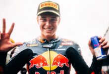 Photo of Valentín Perrone se subió al podio en Assen y tuvo su día más feliz en Moto3