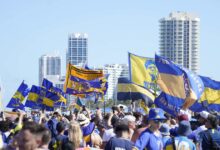Photo of Arrancó un nuevo banderazo de los hinchas de Boca en Miami