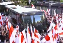 Photo of Video: banderazo de River en Seattle con el aliento de Gallardo