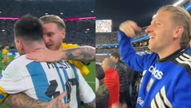 Photo of Fue rival de la Scaloneta en Qatar 2022 y viajó hasta la Argentina para alentar a la Selección
