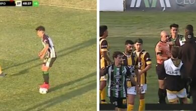 Photo of Video: pisó la pelota y al final del partido lo fueron a buscar