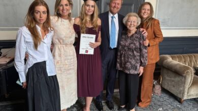 Photo of Amalia se graduó y todas las miradas fueron para el particular look de Máxima Zorreguieta