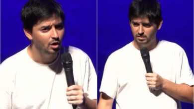 Photo of El humorista Mike Chouhy vivió un momento incómodo cuando un hombre se enojó e intentó increparlo durante un show