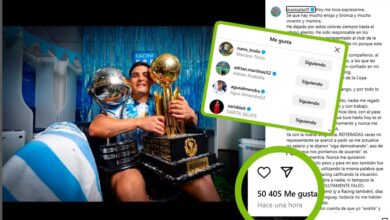 Photo of Los likes de algunos jugadores de Racing al posteo de Salas contra Milito