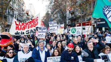 Photo of La izquierda se adueñó del acto del cierre en la movilización por el Garrahan