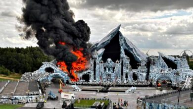 Photo of Se incendió el escenario principal del festival Tomorrowland en Bélgica