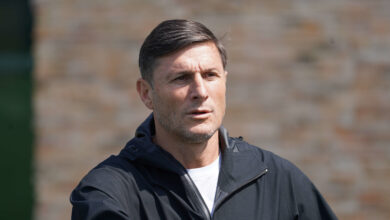 Photo of La sorpresiva visita del Pupi Zanetti en el entrenamiento de un equipo del Ascenso