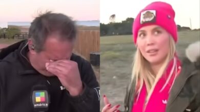Photo of Un periodista se descompensó en vivo y Wanda Nara, que lo vio por televisión, fue a ayudarlo