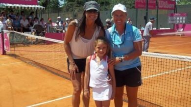 Photo of El recuerdo de Solana Sierra con Gabriela Sabatini, 15 años atrás