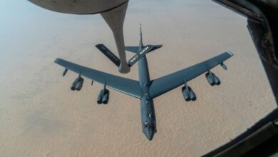 Photo of Video: la maniobra de escape de un avión comercial ante un bombardero B‑52