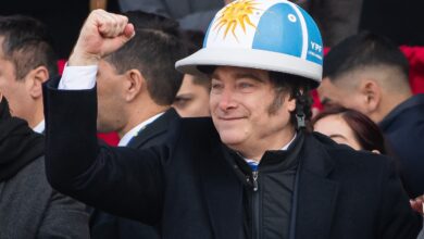 Photo of Javier Milei, en modo electoral