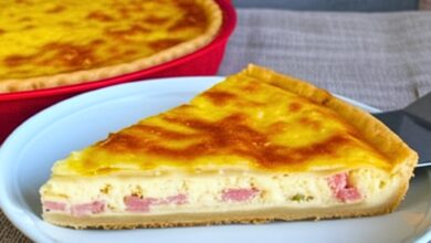 Photo of Para principiantes: cómo hacer la tarta de jamón y queso en menos de una hora y con ingredientes accesibles