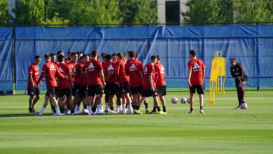 Photo of Con una cara nueva, los jugadores de River que se entrenaron mientras la mayoría tenía día libre
