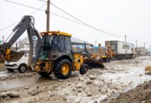 Photo of Continúan los trabajos de limpieza de hielo y escarcha en distintos sectores de la Ciudad