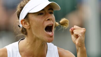 Photo of Con un dedo lesionado, Solana Sierra hizo historia y avanzó a octavos de final en Wimbledon