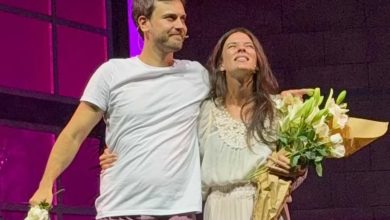 Photo of El abrazo de Gimena Accardi y Andrés Gil arriba del escenario a días de firmar su divorcio de Nicolás Vázquez