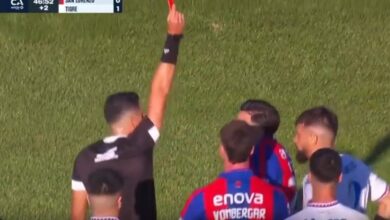 Photo of Por dos amarillas en menos de diez minutos, Cuello se fue expulsado en el primer tiempo del San Lorenzo-Tigre