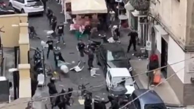 Photo of Video: fuerte enfrentamiento entre hinchas del Napoli y el Sporting Lisboa